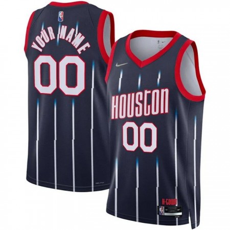 NBA Mænd Trøje Houston Rockets Custom 2022-23 Nike City Edition Navy Swingman